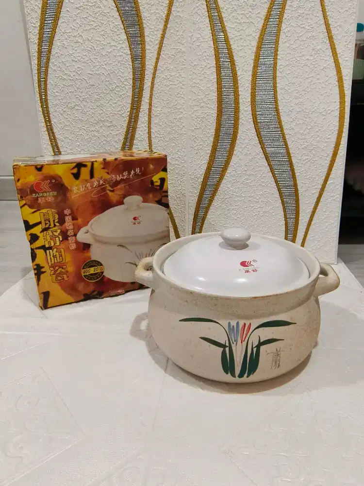 PANCI KERAMIK MASAK OBAT UK 4850ML