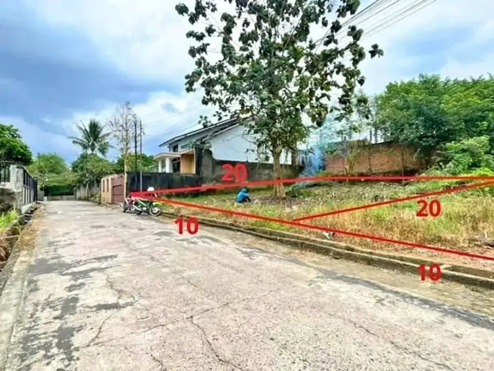 Tanah tinggi bebas banjir dekat kampus stan palembang