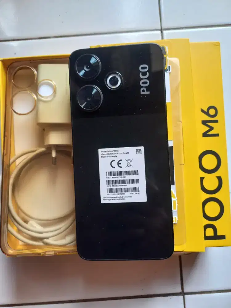 Poco M6 ram 8+8 internal 256Gb Fullbox original