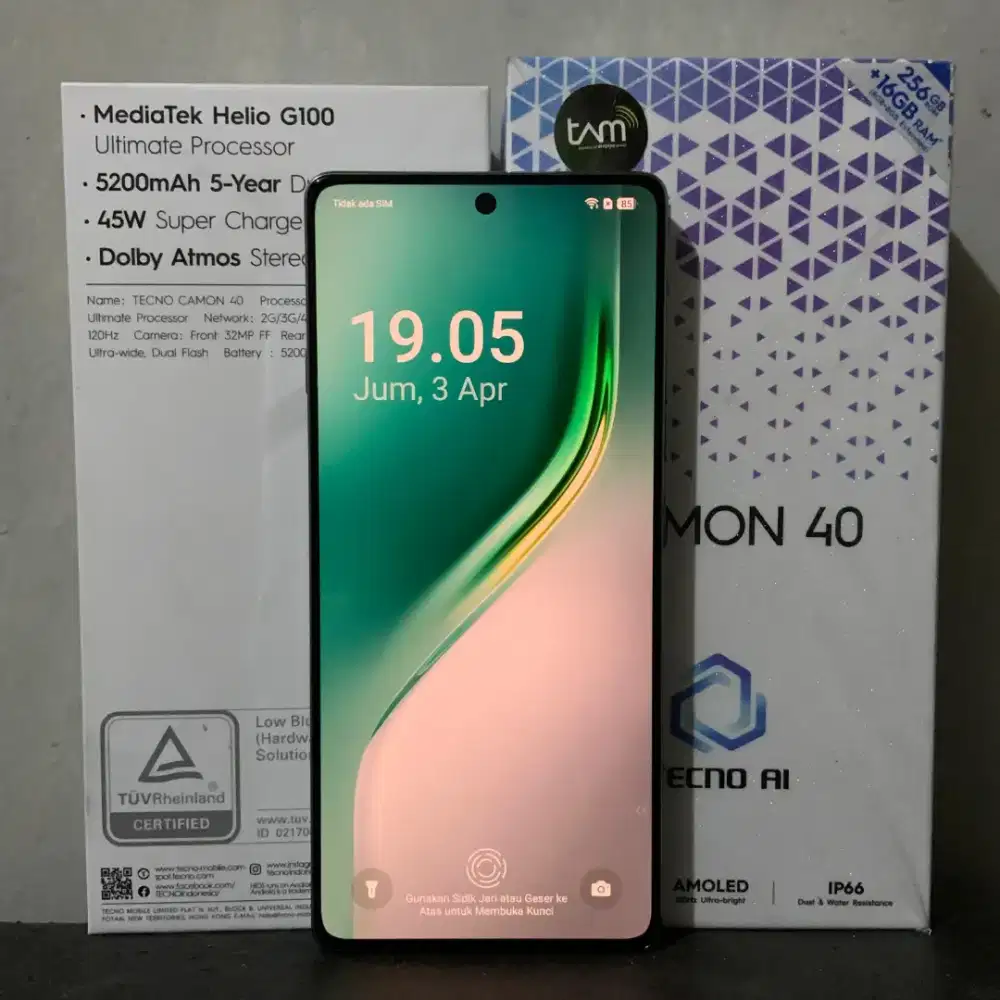 Tecno Camon 40 4G 8/256 Fullset