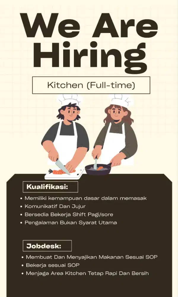 Staff kitchen coffee shop