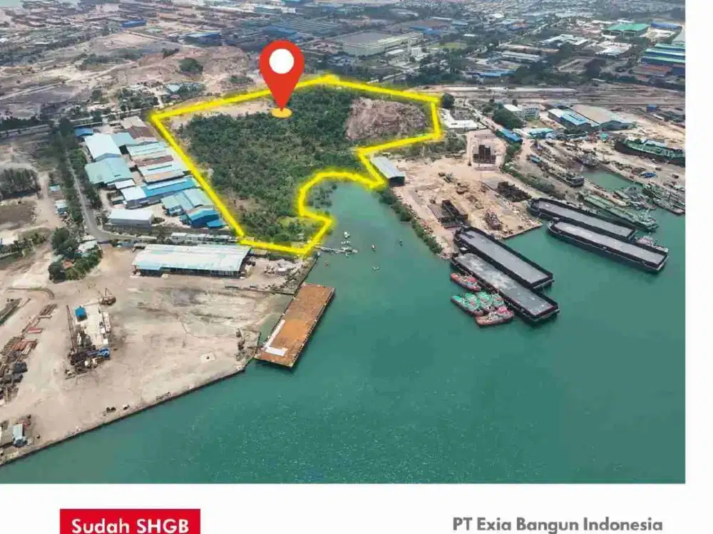 dijual lahan shipyard 91.759