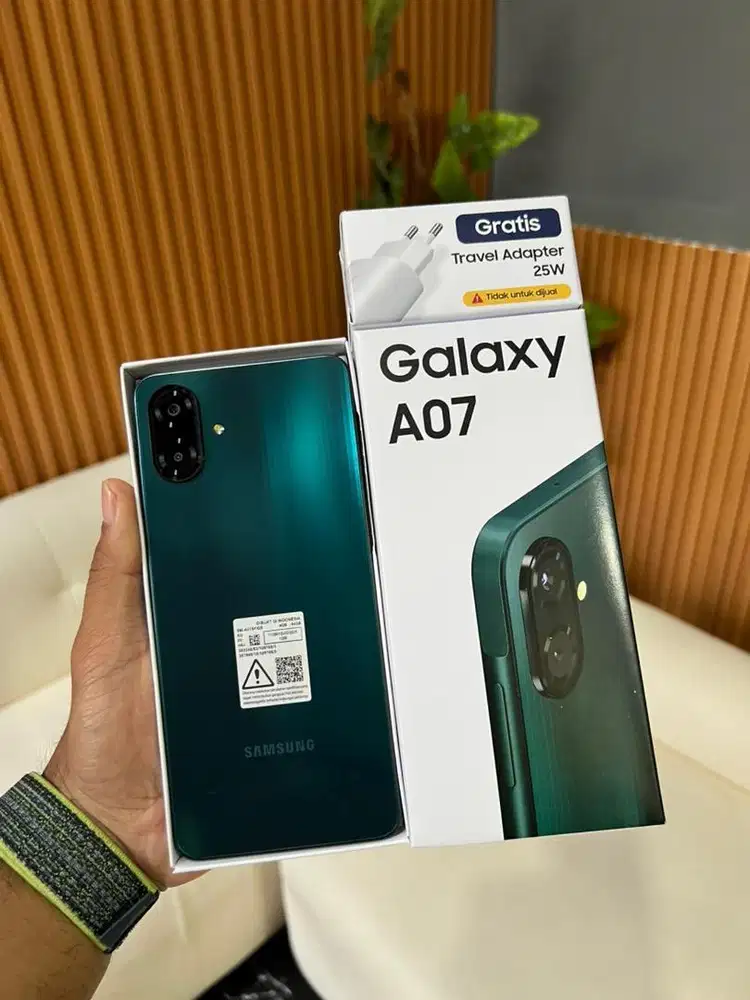 Samsung a07 4+4/64gb fullset