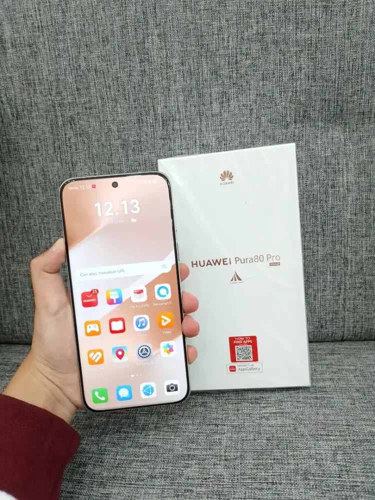 Huawei pura 80 pro 12/512 Fulset ori resmi likenew garansi panjang