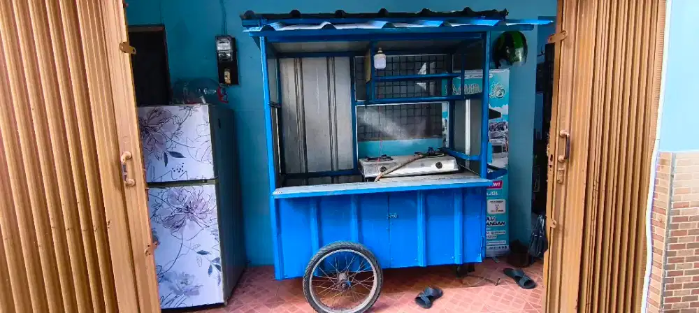 Gerobak bekas alumunium/besi