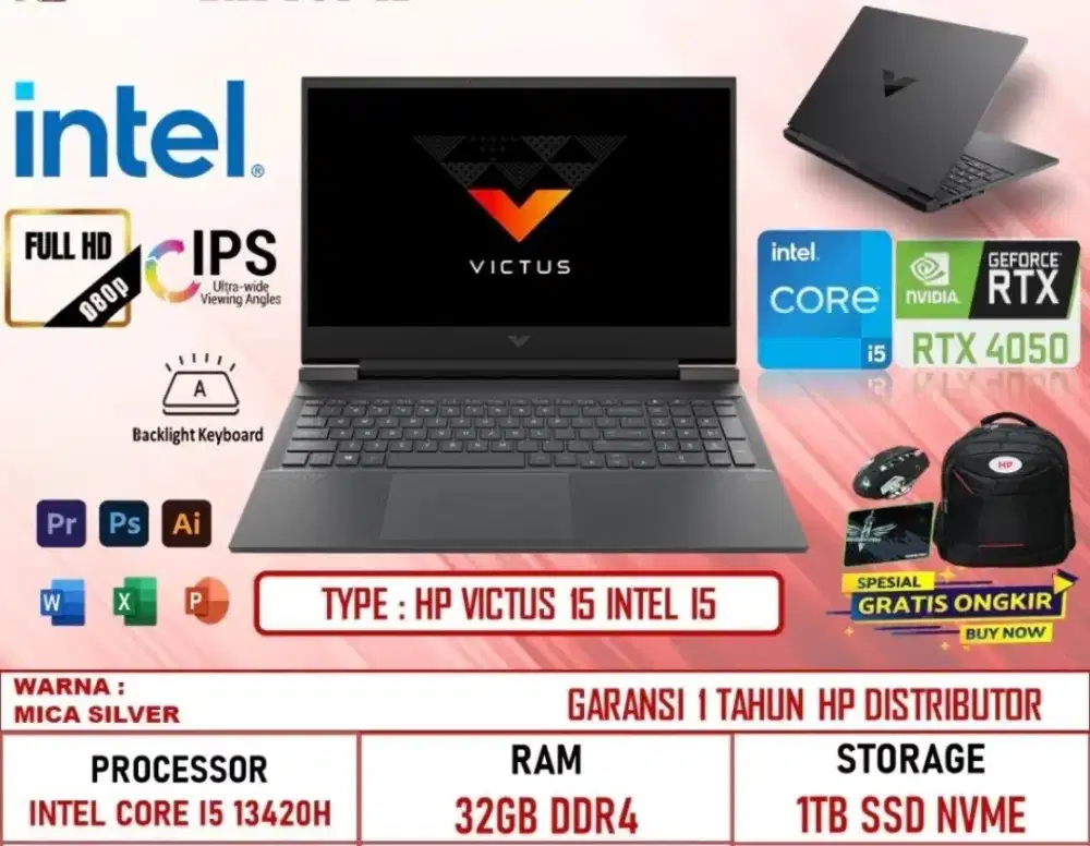 Promo Cashback hingga cicilan bunga 0% Laptop Victuz HP d KLA Komputer
