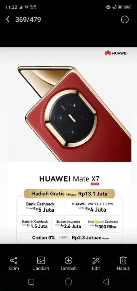 Huawei mate x7 16/512