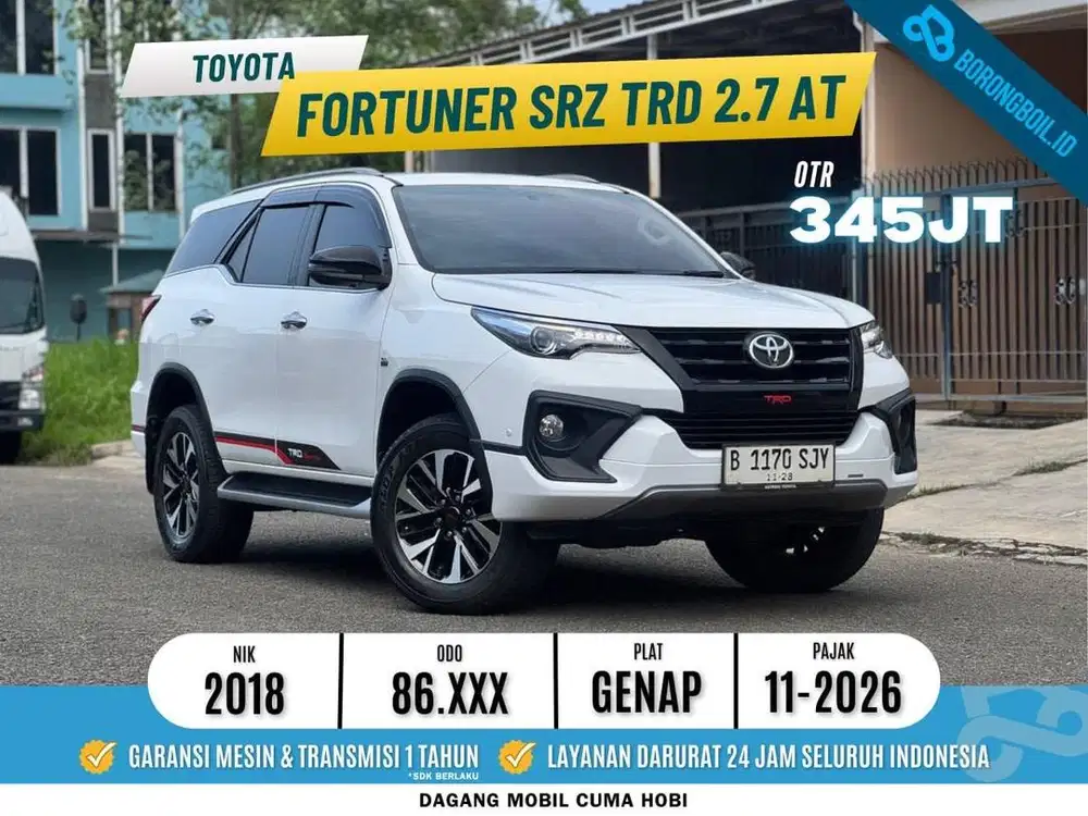 Fortuner SRZ TRD 2.7 at 2018
