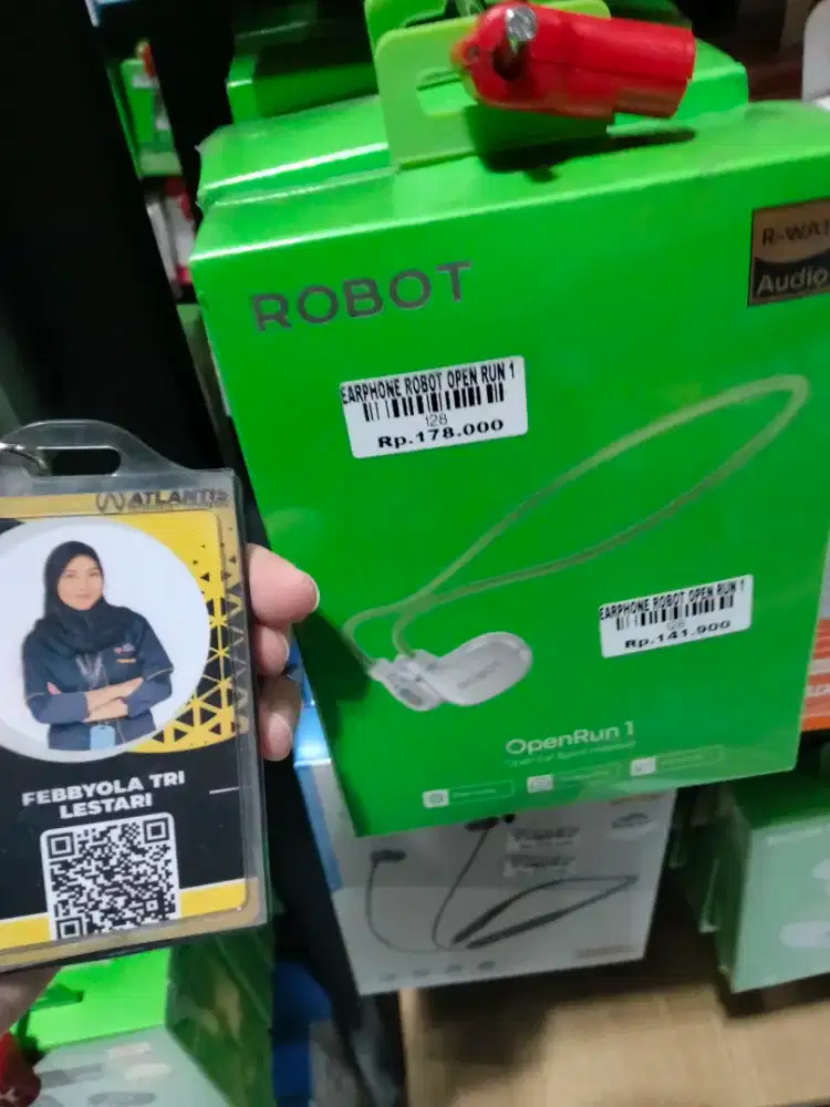 EARPHONE ROBOT ATLANTIS DAHSYAT
