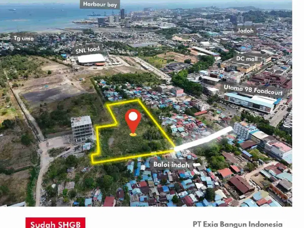 dijaul lahan perumahan 12.221 m2 Nagoya Batam