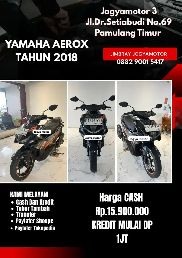 1 - Yamaha Aerox VVA Tahun 2018