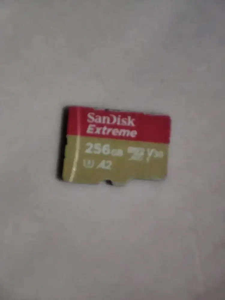 Micros sd sandisk 256gb real capacity original