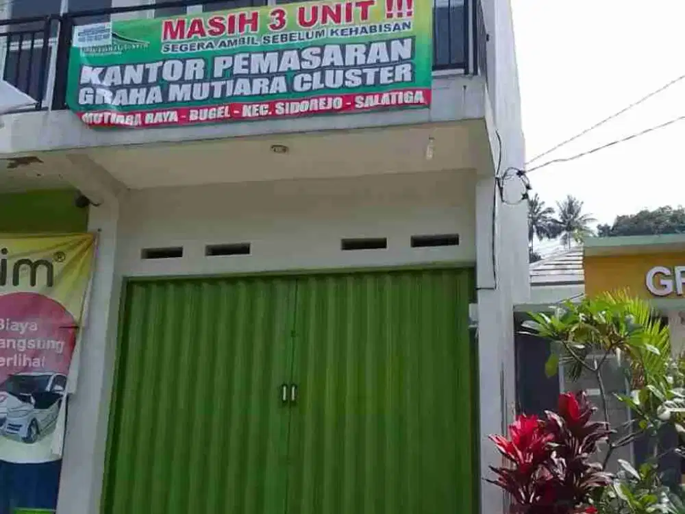 Dijual Ruko Kecil 2 Lt Murah..cocok segala usaha, bonus motor unit terakhir