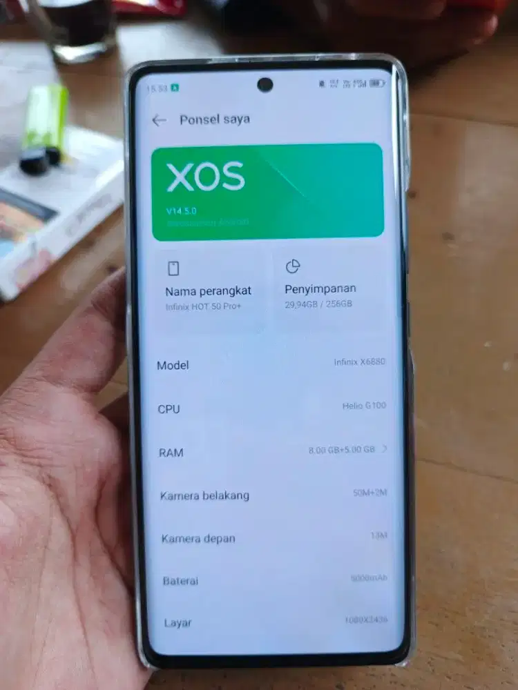 Infinix hot 50 pro+ ((Like new)
