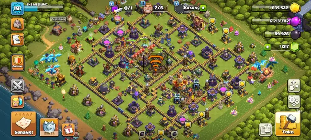 Jual akun Coc th 16 premature