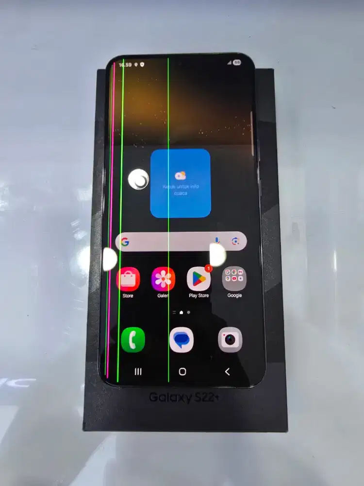 Samsung S22 Plus 5G 8+8/256Gb Black Ex Garansi resmi SEIN -MasterCom