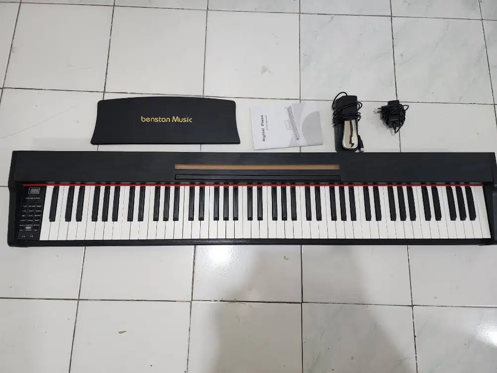 Jual Piano Digital Benston 88 key jarang dipake belum setahun no minus
