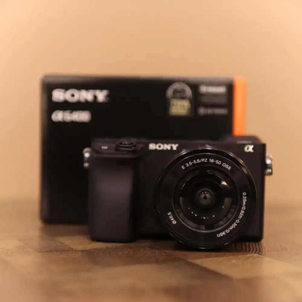 SONY A6400 KIT E 16-50MM FULLSET SC 5×× GARANSI AKTIF SAMPAI 09/2026