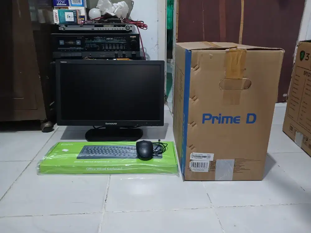 1set PC intel core i3 4130 ram 8gb ssd 128gb hdd 500gb vga 2gb