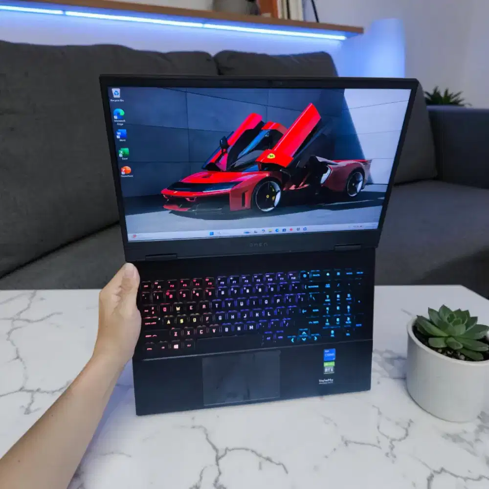 Laptop HP OMEN 15 F07 RGB RAM 16GB/SSD 1Tb VGA NVIDIA RTX  2060