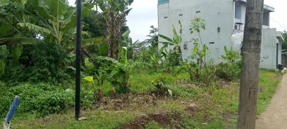 Tanah di jual  tanah datar jalan masuk mobil