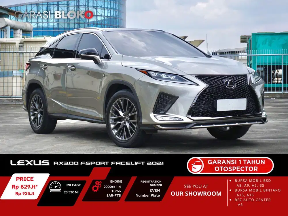 Lexus RX300 FSport Facelift 2.0 2021