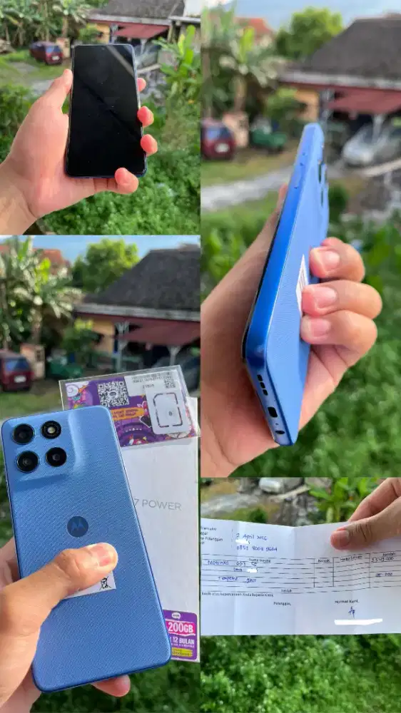 Jual Motorola moto g57 power 5g, masih baru bgt blm seminggu.