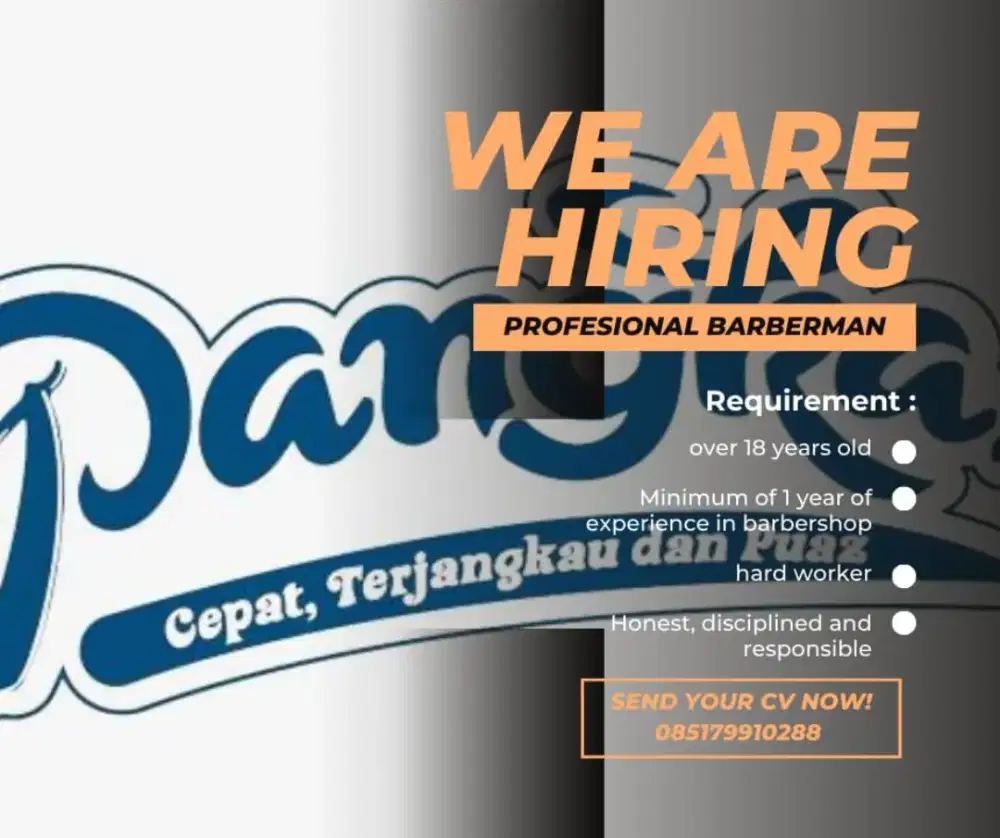 Lowongan Tukang Cukur