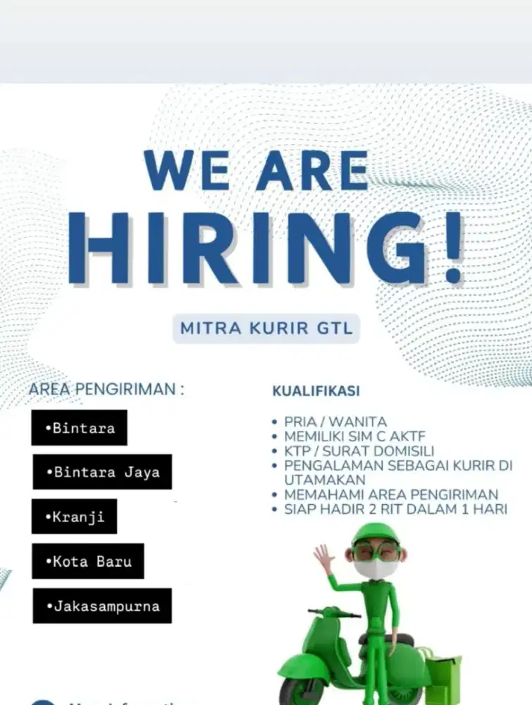 Lowongan Kurir GTL