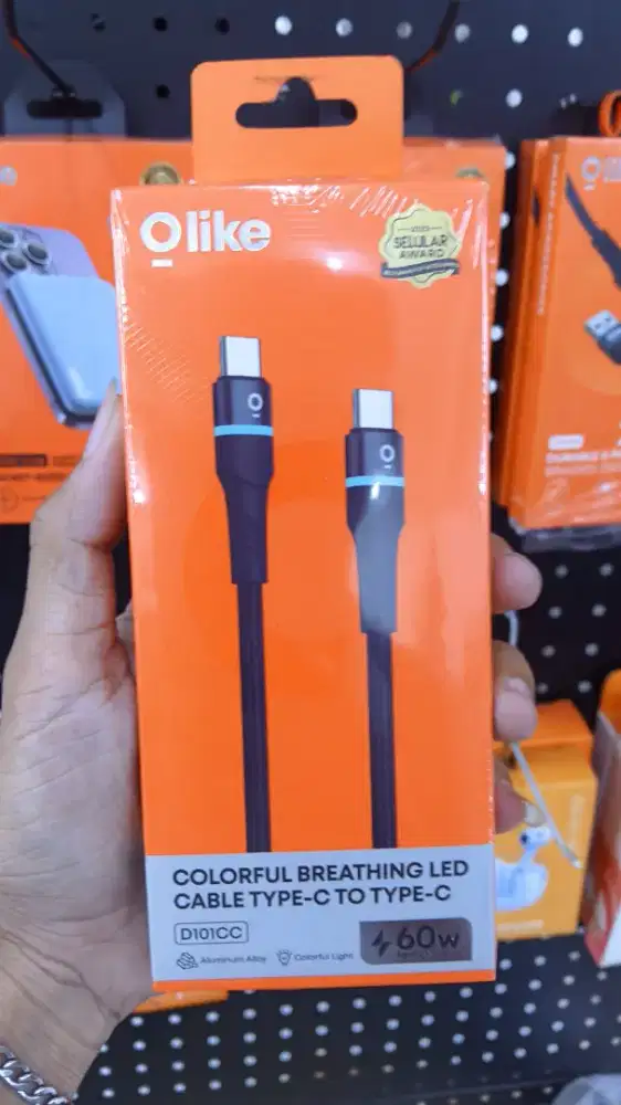 KABEL DATA TYPE-C TO TYPE-C OLIKE D101CC