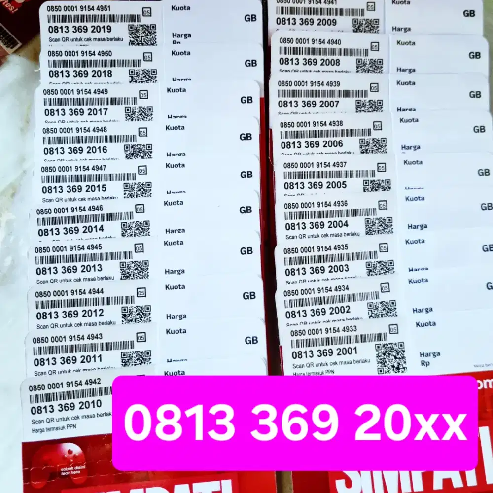 NOMOR CANTIK TELKOMSEL TAHUN LAHIR KARTU PERDANA  SUPER MURAH MERIAH