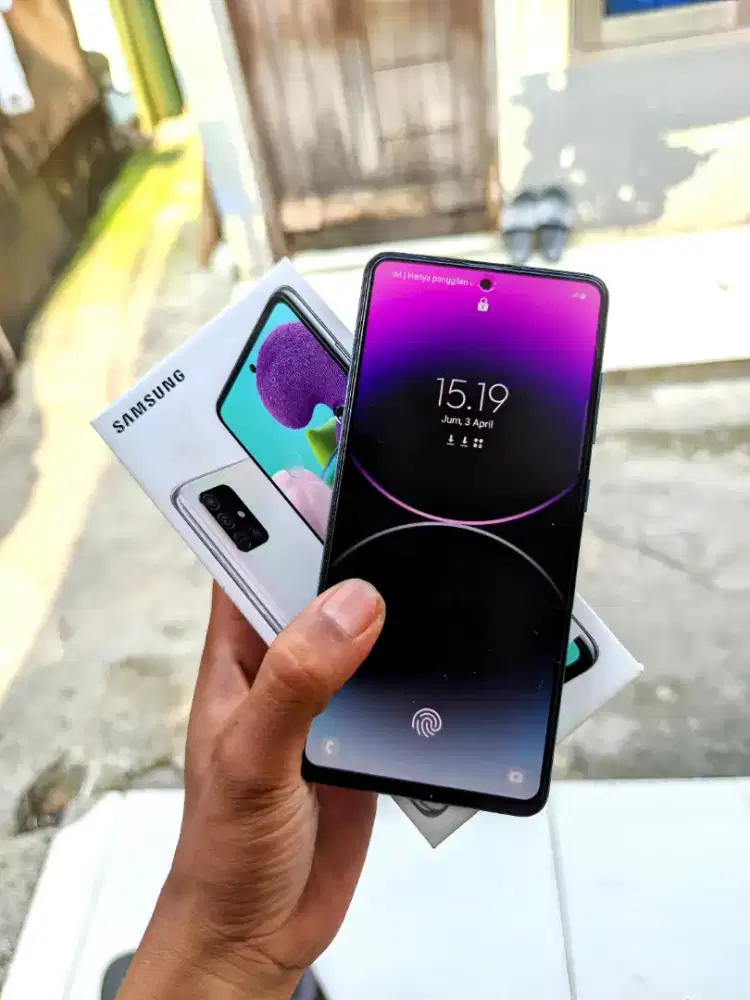 Samsung a51 fulset mulus siap pakai