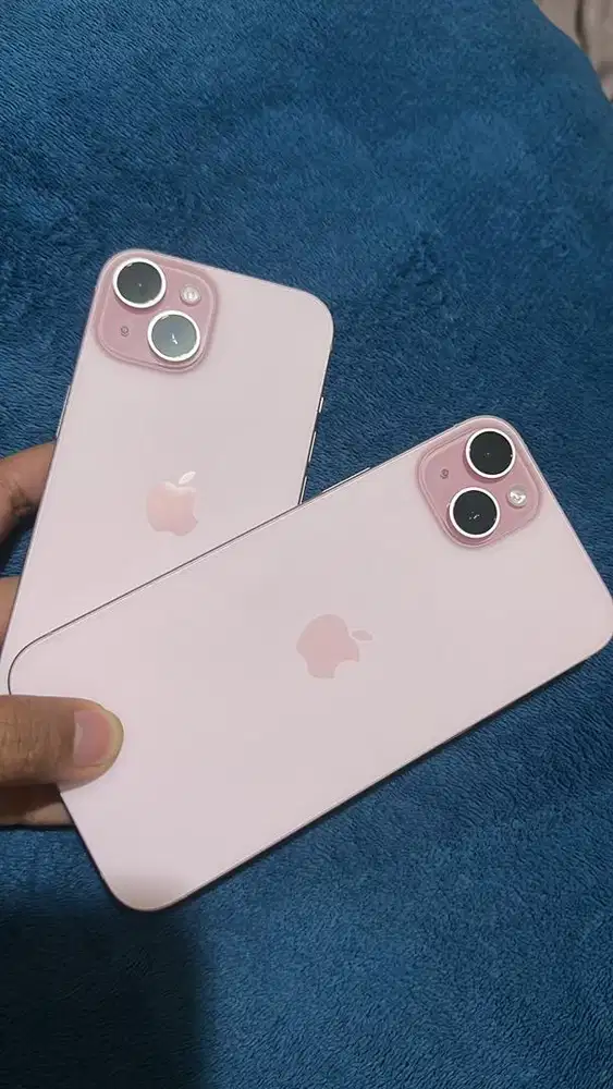 IPHONE 15 PINK 256GB IBOX FULLSET MULUS