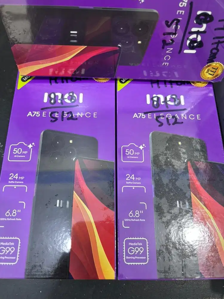 INOI A75 8+8/512 BARU SEGEL GARANSI RESMI VIVO