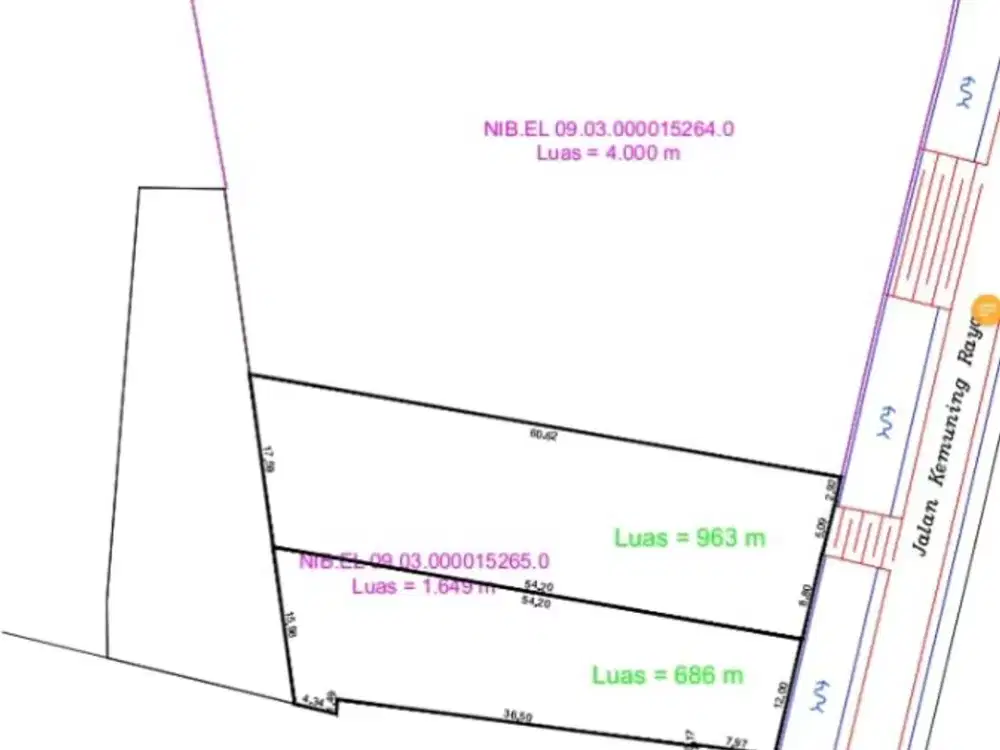 Tanah SHM 900meter Hadap Tenggara di Cengkareng Jakarta Barat