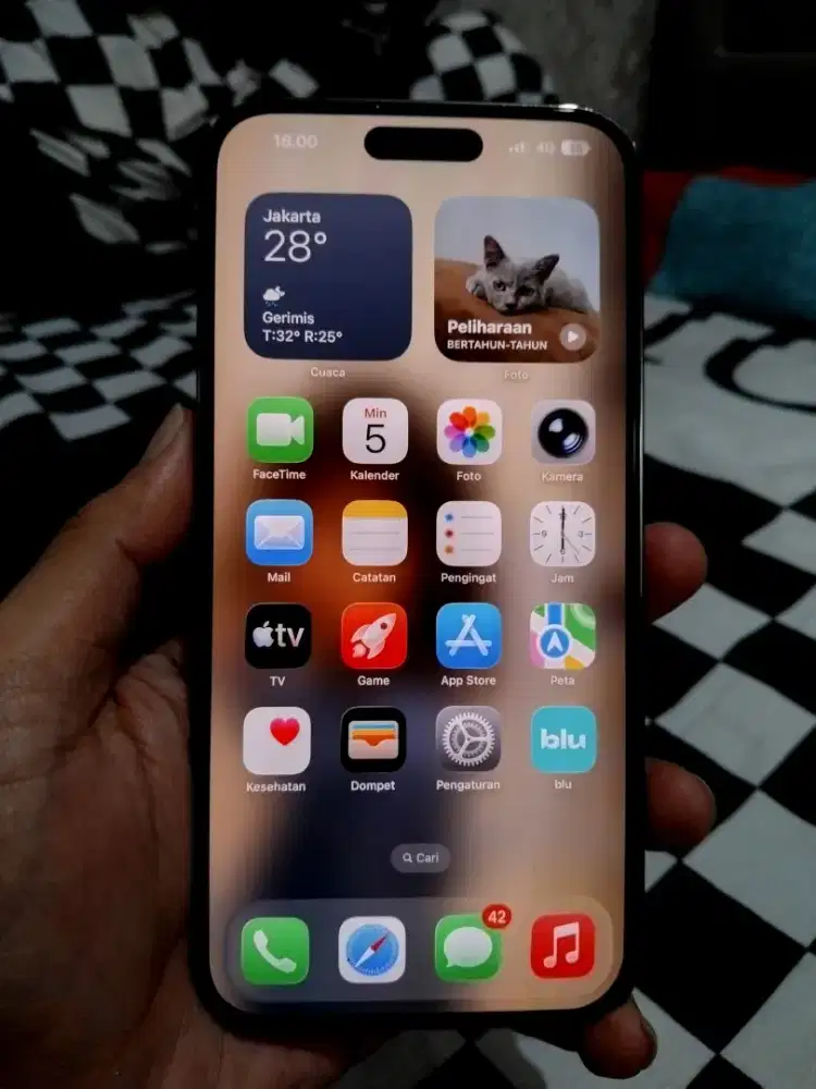 Iphone 14 proax 128gb ibox fullset orginal