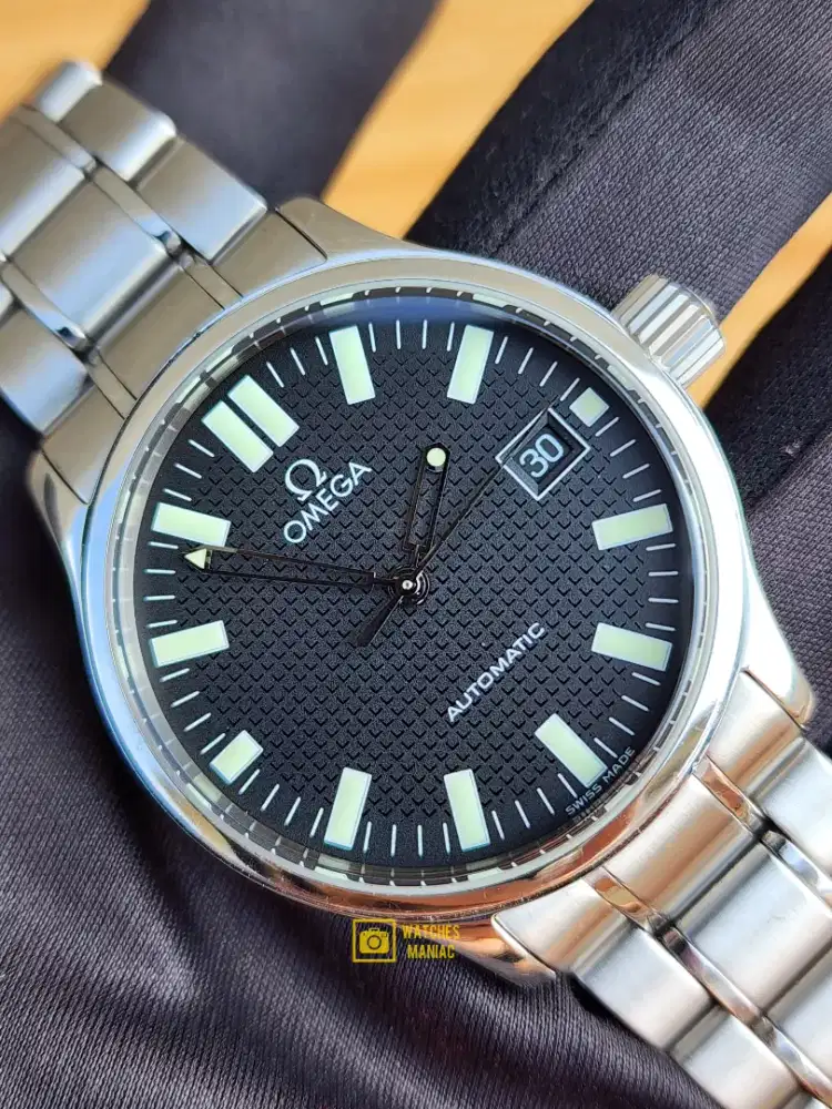 Jam Tangan Original Omega Geneve Dynamic Automatic Swiss Fullset Box