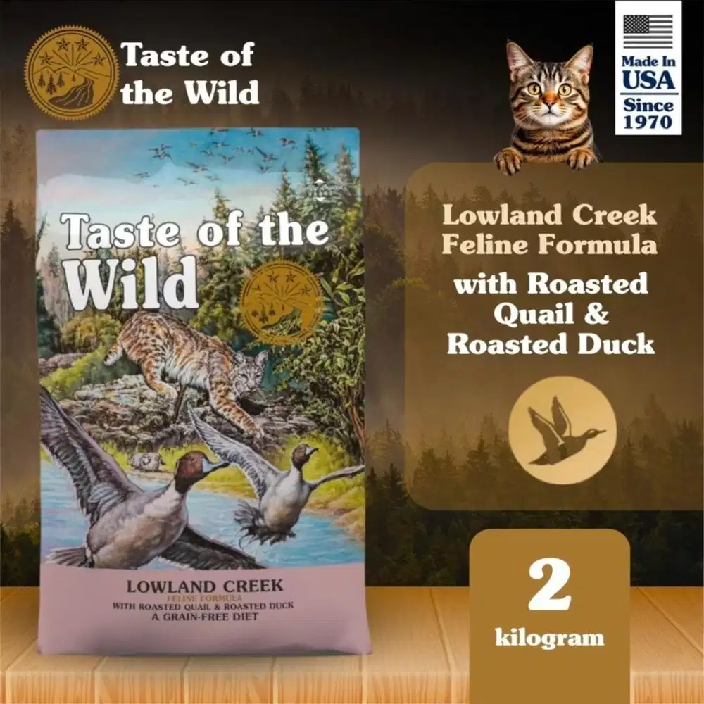 JUAL MURAH Taste of the Wild varian Lowland Creek 2 kg