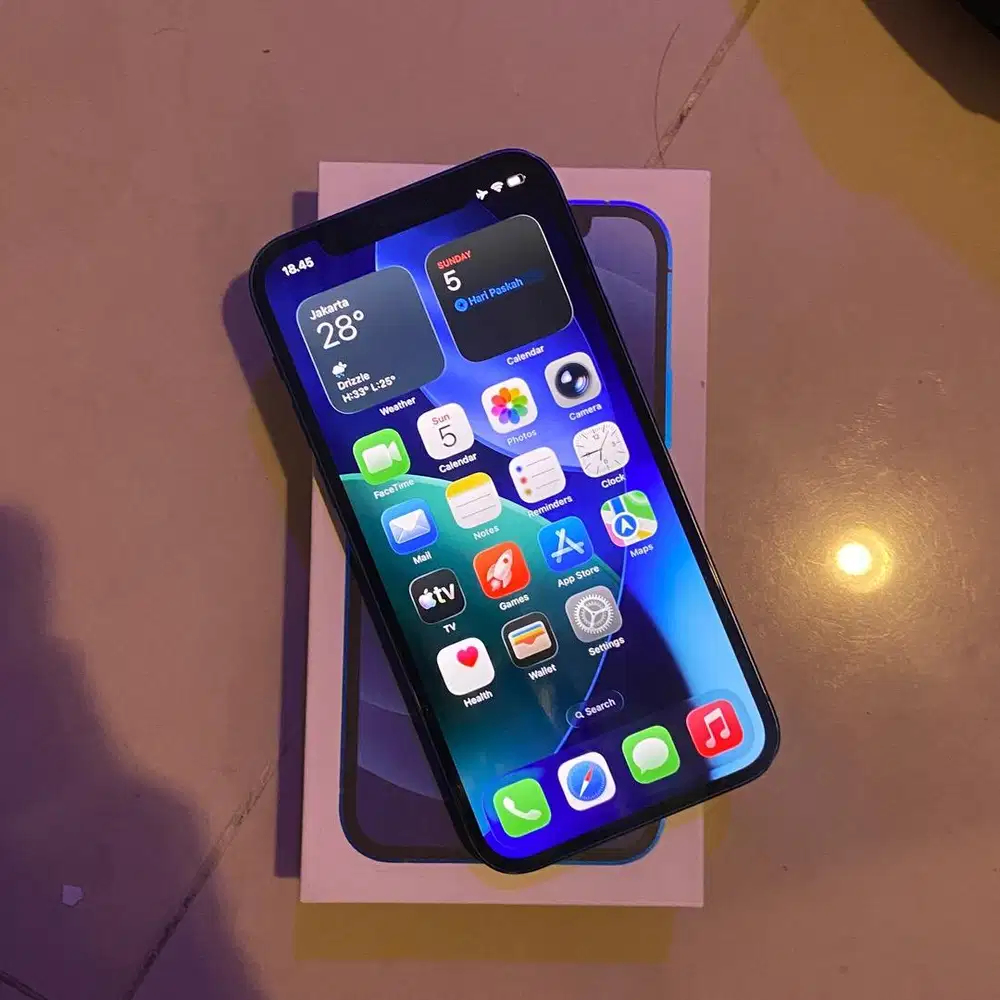 Apple iPhone 12 128 Biru Blue