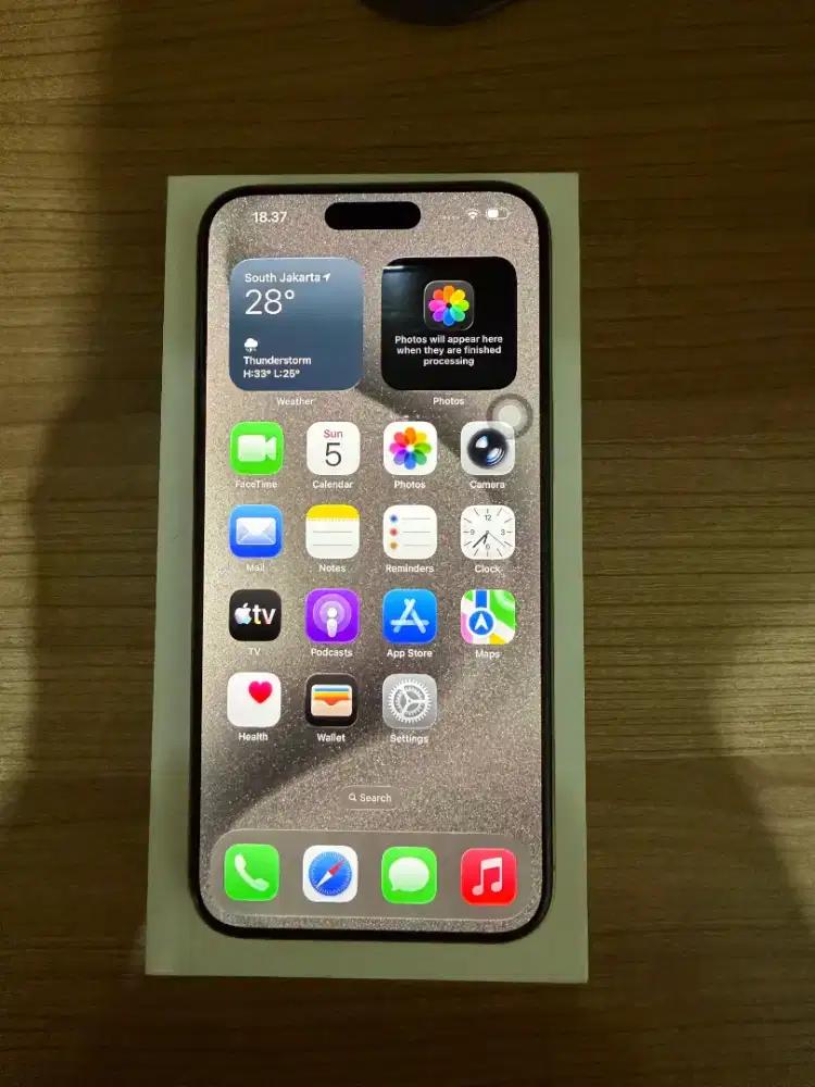 [PRELOVED] iPhone 15 Pro Max 256GB Natural Titanium (iBox)