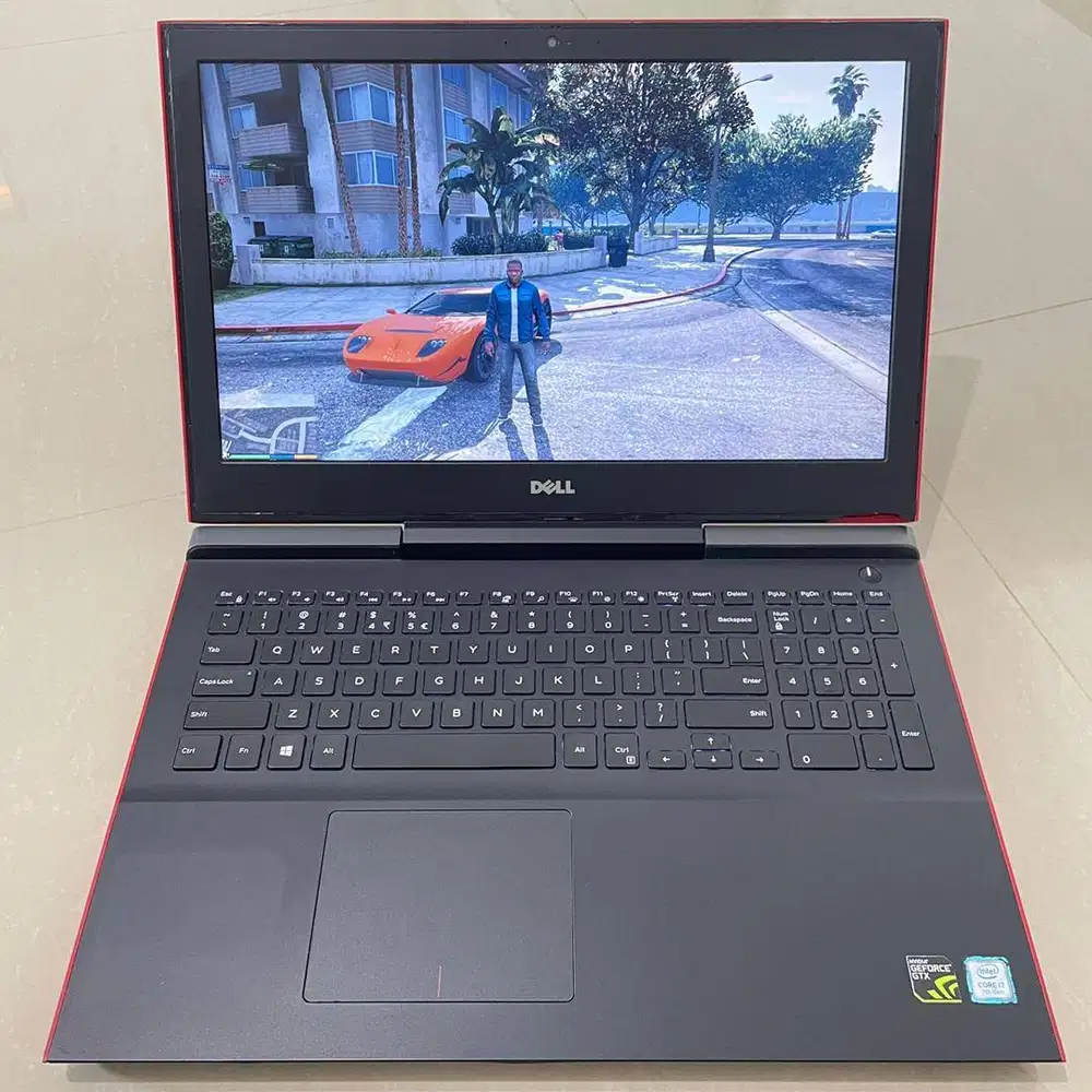 Laptop Dell GTX 1050 Ti 4GB Core i7-7700HQ RAM 8GB. Gaming MURAH !!!