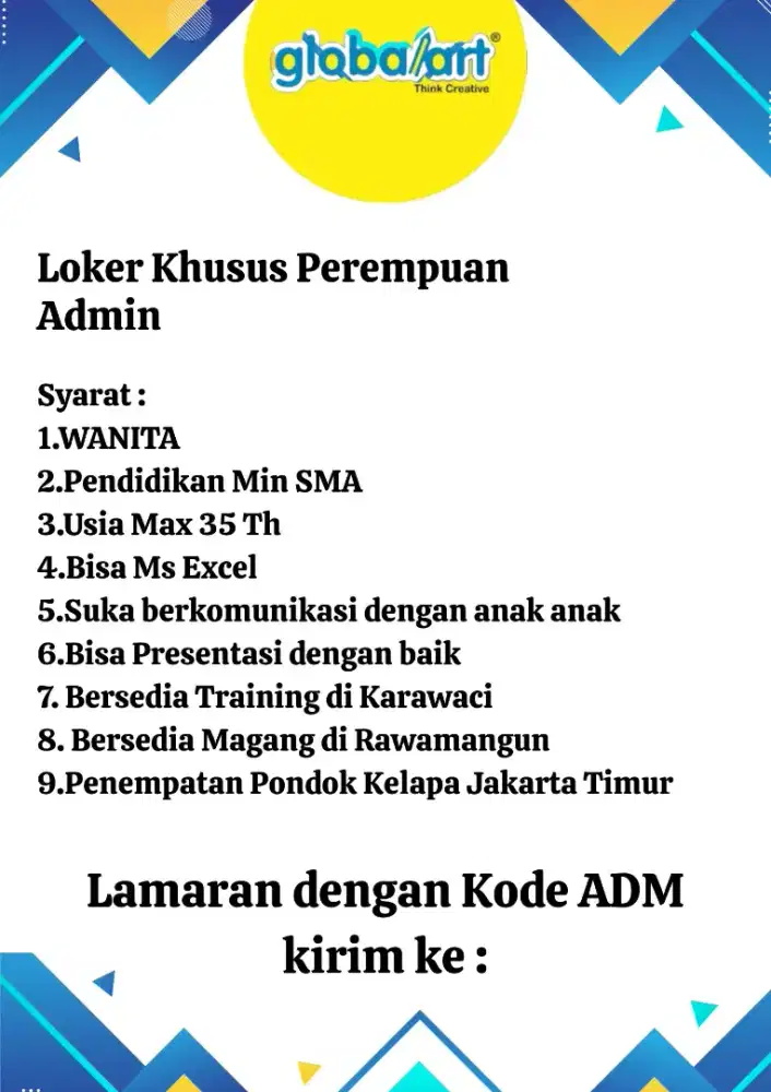 Lowongan kerja khusus wanita