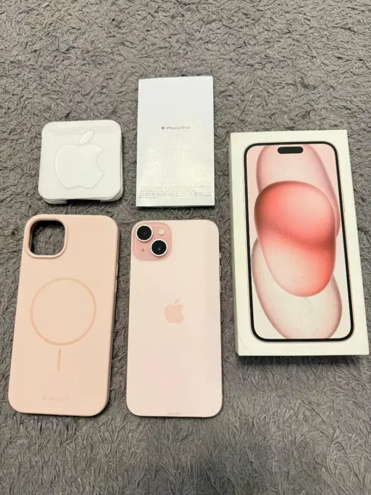 Iphone 15 plus resmi ibox pink