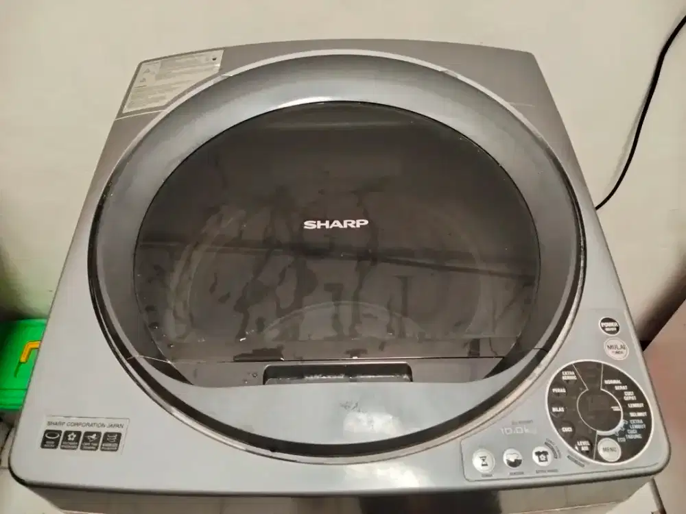 Mesin Cuci Sharp 1 tabung, 10 kg.