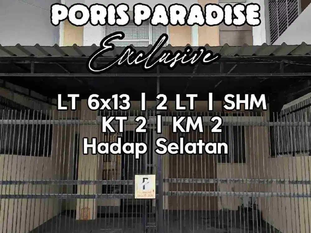 Wilson Rumah bagus siap huni di poris paradise exclusive