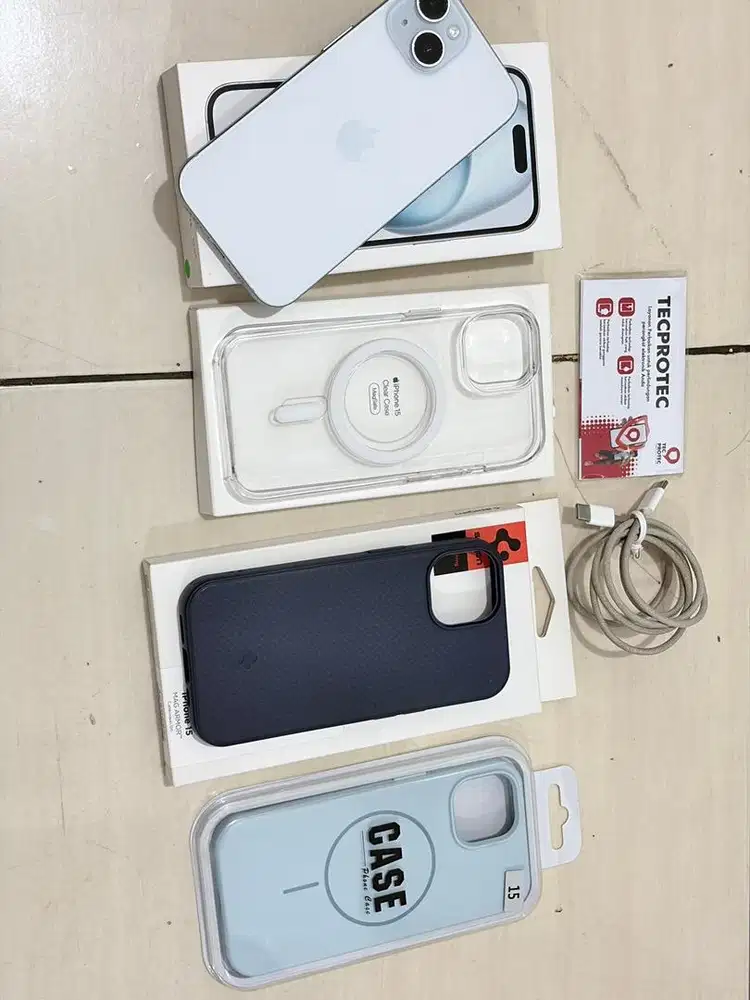 IPHONE 15 BASIC BABY BLUE 128GB IBOX