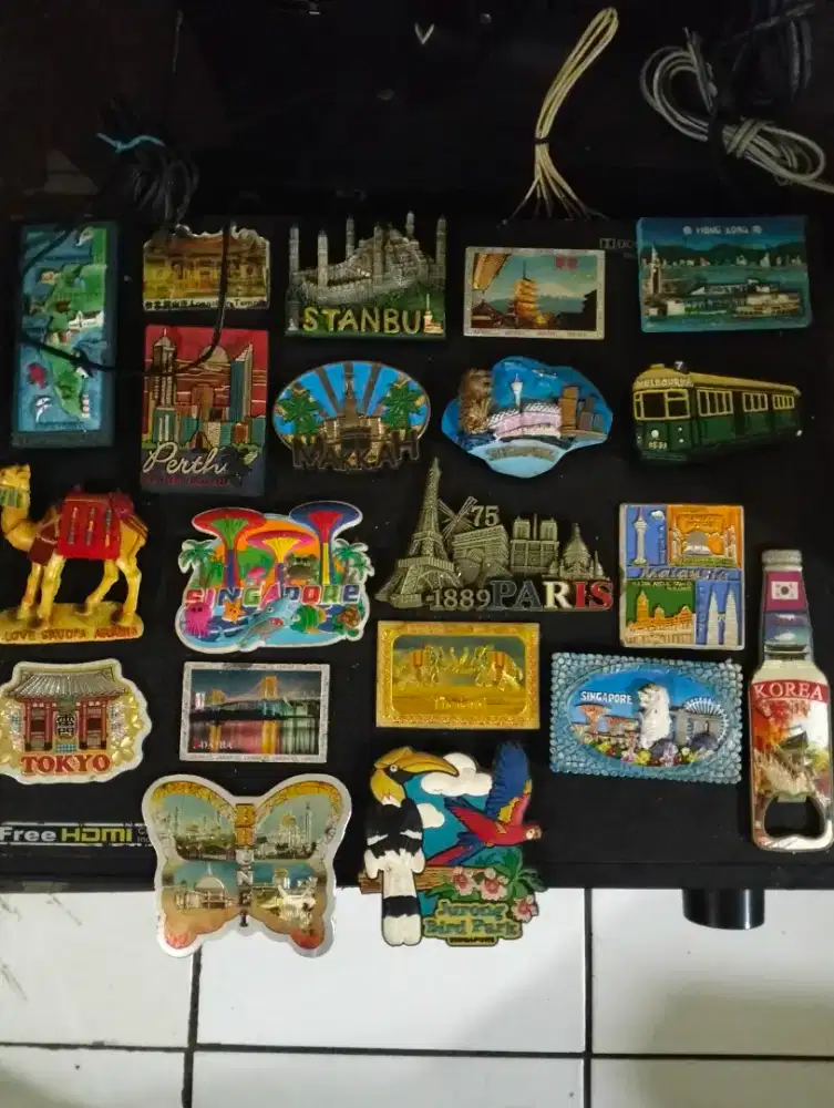 Magnet kulkas cap luar negri