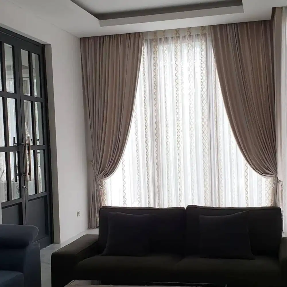 Grosir Tirai Gorden Jendela Gordyn Mewah Hordeng Model Terbaru Murah