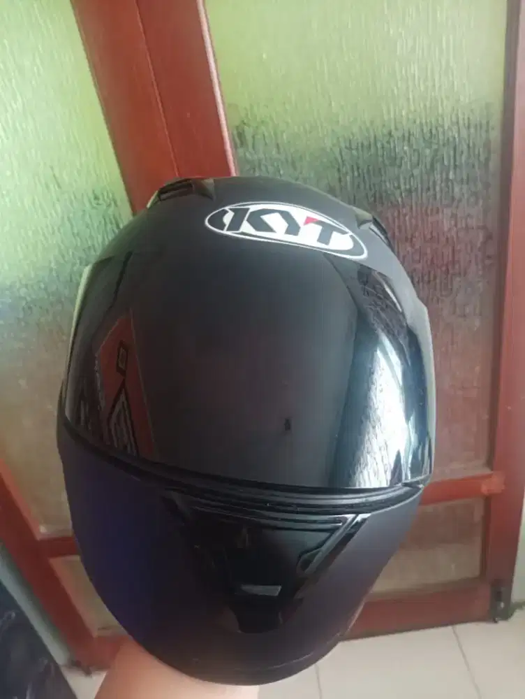 helm kyt full face hitam