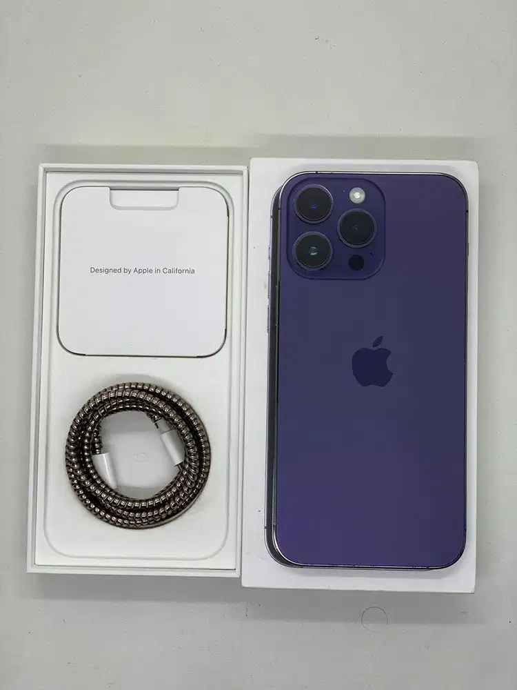 iPhone 14 Pro Max 128GB Resmi ex iBox Deep Purple